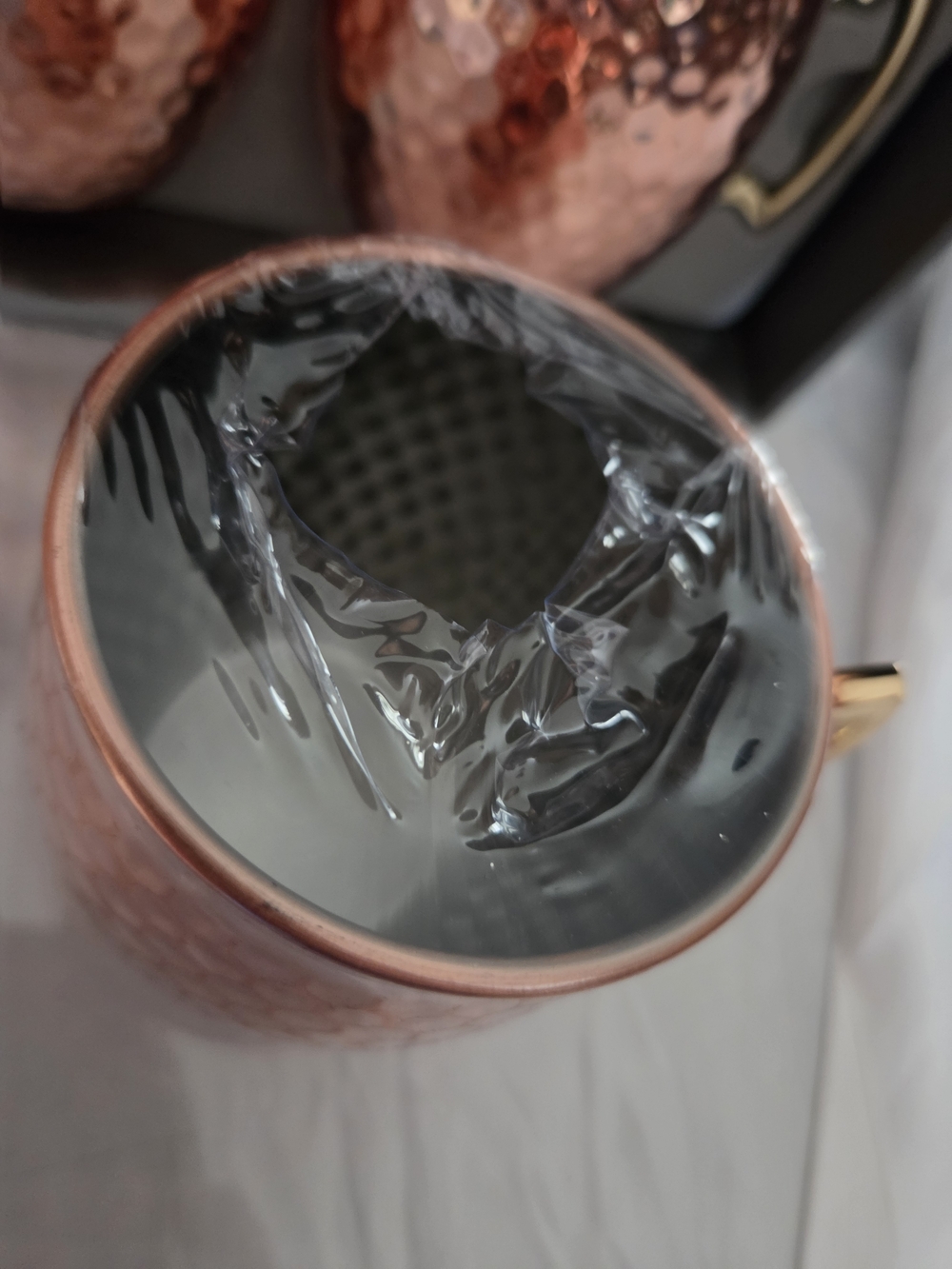 Hammered Copper Moscow Mule Mugs - Set of 4 NWT - Picture 6 of 6